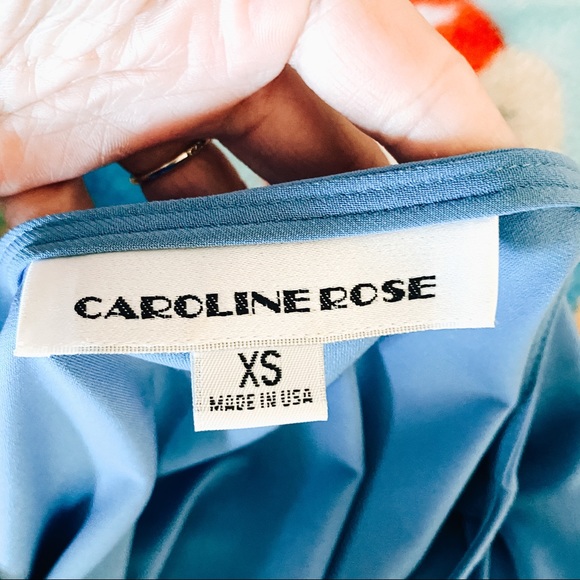 Caroline Rose blue asymmetrical shirt - Picture 7 of 8